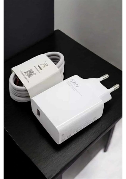 Şarj Aleti 67W Hızlı Şarj Turbo Type-C Uyumlu Şarj Adaptörü Kablosu indirimleri