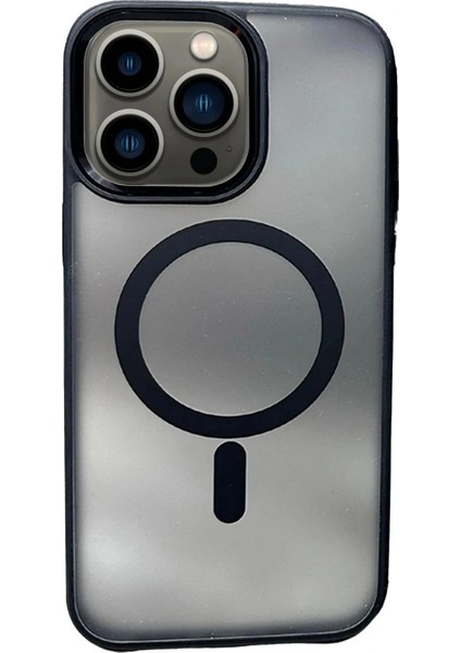 iPhone 13 Pro Max Solid Magsafe Kapak - Siyah