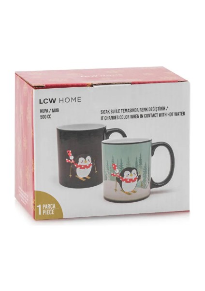 Lcw Home Karışık Renk Değiştiren Baskılı Seramik Kupa 500 ml
