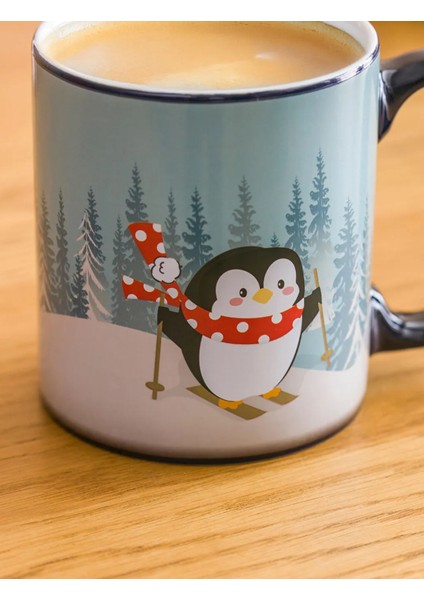 Lcw Home Karışık Renk Değiştiren Baskılı Seramik Kupa 500 ml