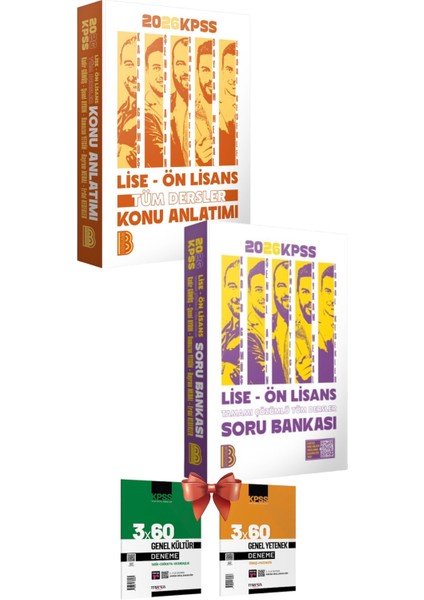 2026 Kpss Lise Ön Lisans Tüm Dersler Konu Anlatımı ve Kpss Tamamı Çözümlü Soru Bankası