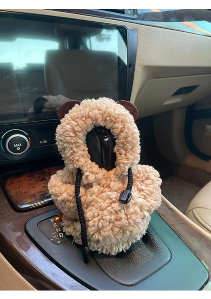 Vites Hoodie-Araç Vites Poları-Peluş Vites Poları-Açık Kahve/sütlü Kahve - Araç Vites Kıyafeti fiyatları