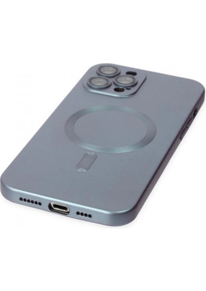 iPhone 12 Pro Max Kılıf Moshi Lens Magneticsafe Silikon - Sierra Blue indirimleri