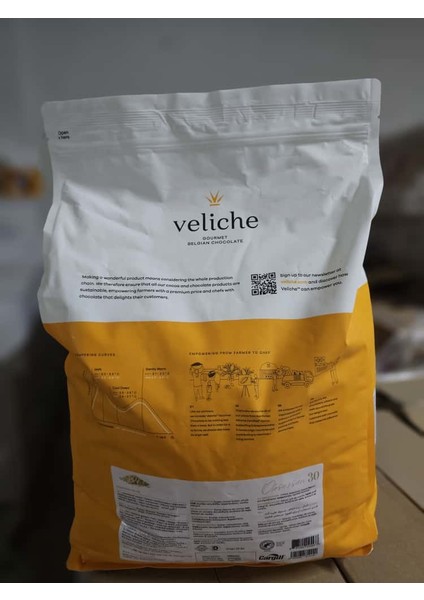 Veliche Belçika Beyaz Pul Çikolata %30 *10KG fiyatları