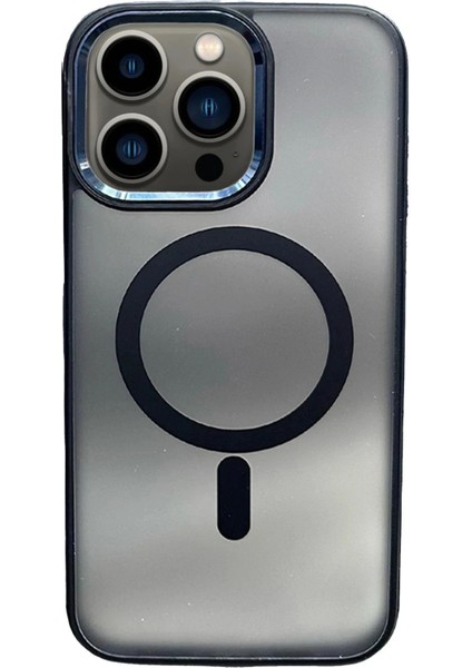 iPhone 15 Pro Max Solid Magsafe Kapak - Lacivert