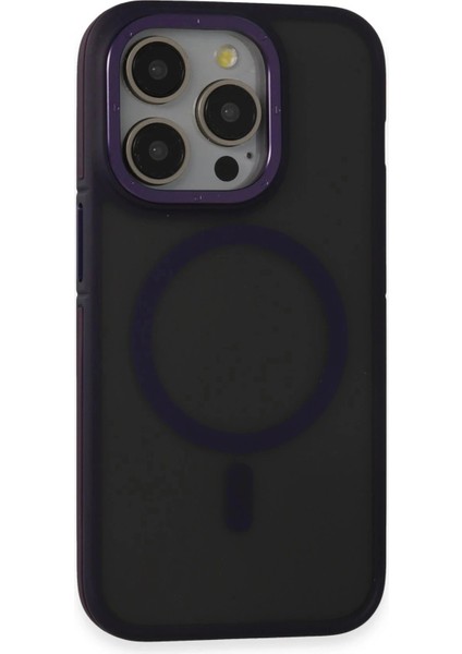 iPhone 14 Pro Max Kılıf Rocky Magsafe Kapak - Derin Mor