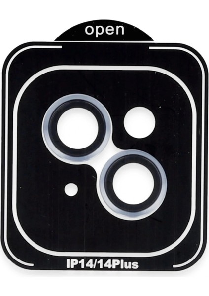 iPhone 14 Pvd Metal Kamera Lens - Mavi