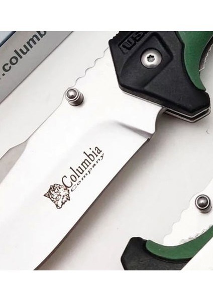 Kişiye Özel Isimli Columbia Isim Baskılı G10 Çakı FST-4007-A 22 cm Paslanmaz Kamp Cep Av Bıçağı modelleri