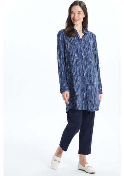 Yeni Sezon Desenli Kadın Gömlek Tunik modelleri