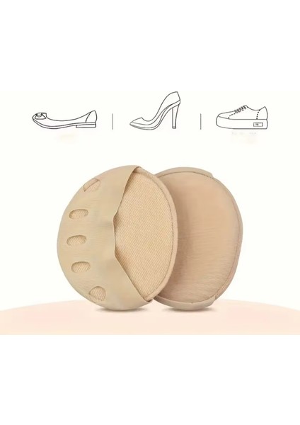 Ayak Parmak Bölgesi Altı Ter Emici, Metatarsal Destekleyici, Yumuşak Sünger, Kumaşlı Ped( 1 Çift)