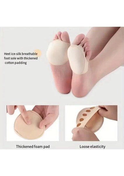 Ayak Parmak Bölgesi Altı Ter Emici, Metatarsal Destekleyici, Yumuşak Sünger, Kumaşlı Ped( 1 Çift)