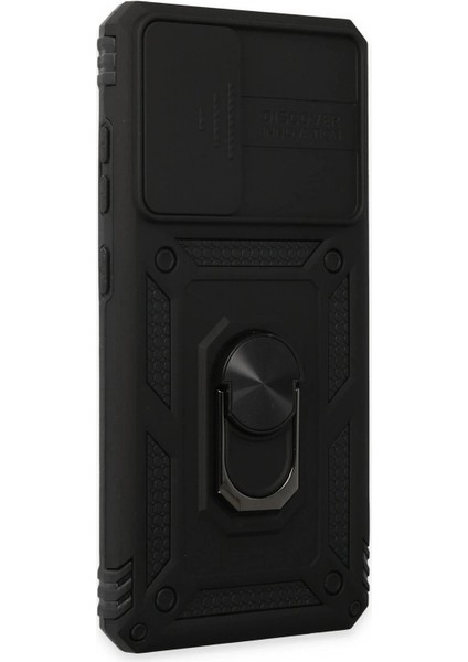 Samsung Galaxy A52 Kılıf Pars Lens Yüzüklü Silikon - Siyah fiyatları