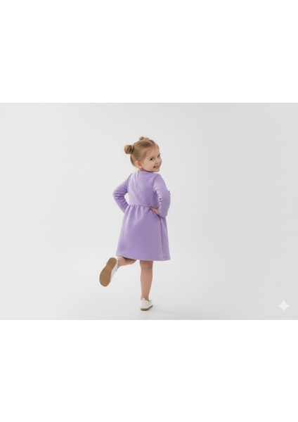 Lila Kız Çocuk Elbise İlkbahar & Kış indirimleri
