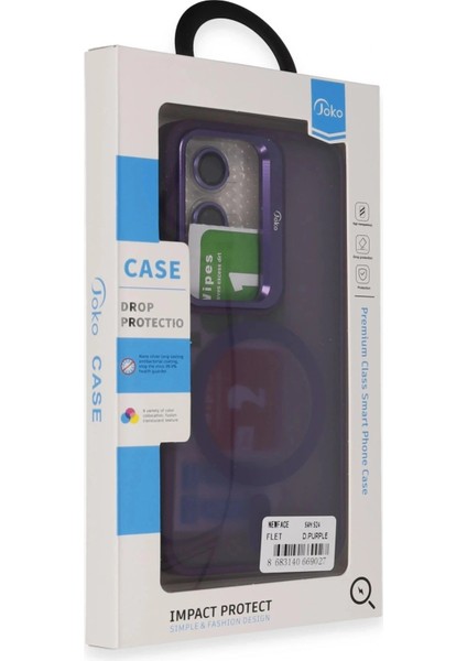 Samsung Galaxy S24 Flet Lens Magsafe Kapak - Derin Mor modelleri