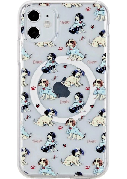 iPhone 11 Tanya Magsafe Kapak - Desen 3