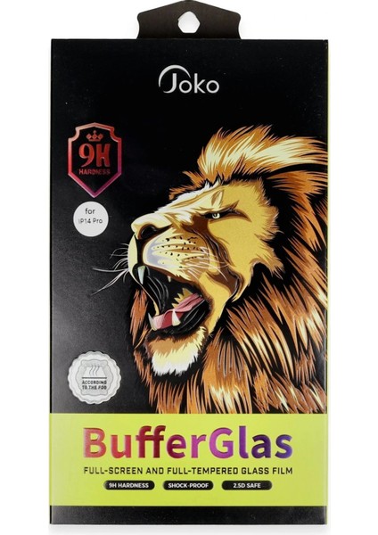 iPhone 14 Pro Max Buffer Cam Ekran Koruyucu - Siyah