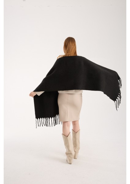 Unisex Puffy Düz Renk Şal Atkı indirimleri