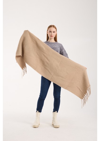 Unisex Puffy Düz Renk Şal Atkı fiyatları