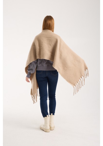 Unisex Puffy Düz Renk Şal Atkı fırsatları