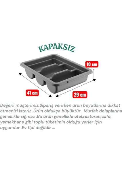 Gk-03 3 Bölmeli Kaşıklık, Gri fiyatları
