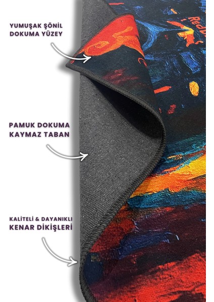 Renkli Formula 1 Halısı Dijital Baskılı Dokuma Kaymaz Tabanlı Yıkanabilir Evcil Hayvan Dostu F1 Temalı Ofis Halısı indirimleri