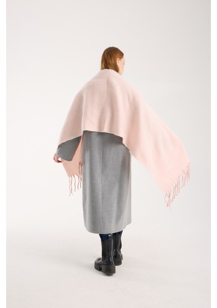 Unisex Puffy Düz Renk Şal Atkı modelleri