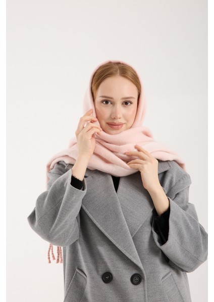 Unisex Puffy Düz Renk Şal Atkı indirimleri