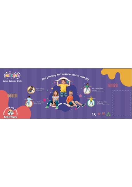 Wizzy Çocuk Denge Oyuncağı – Enerji Atımı, Denge Gelişimi ve Duyu Bütünleme