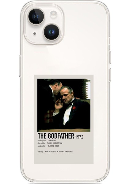 iPhone 13 - 14 Uyumlu The Godfather Baba Poster Tasarımlı Baskılı Silikon Kılıf