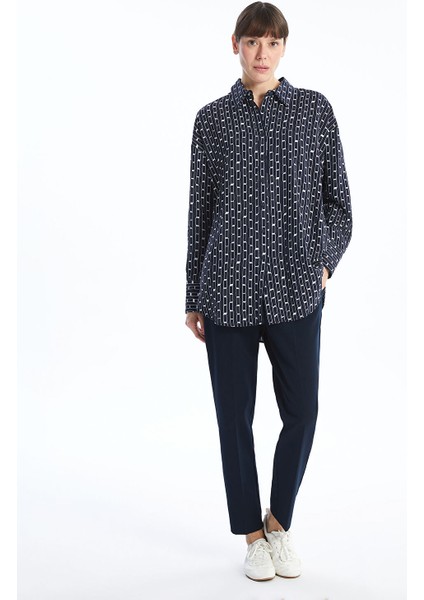 Yeni Sezon Desenli Oversize Kadın Gömlek Tunik fiyatları