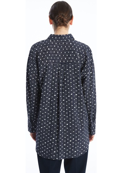 Yeni Sezon Desenli Oversize Kadın Gömlek Tunik fırsatları