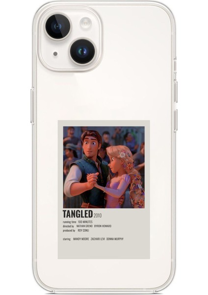 iPhone 13 - 14 Uyumlu Rapunzel Tangled Tasarımlı Baskılı Silikon Kılıf