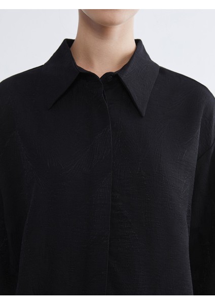 Yeni Sezon Kendinden Desenli Kadın Gömlek Tunik modelleri