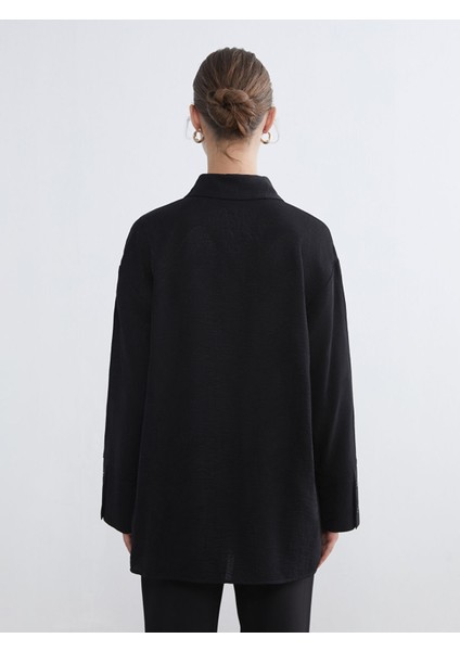 Yeni Sezon Kendinden Desenli Kadın Gömlek Tunik fırsatları