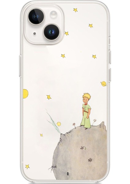 iPhone 13 - 14 Uyumlu Küçük Prens Tasarımlı Baskılı Silikon Kılıf