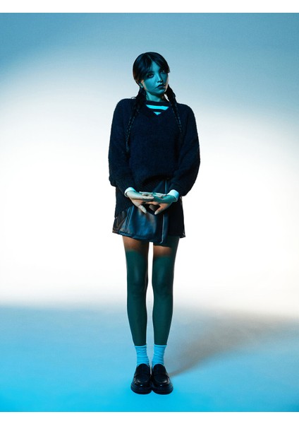 Yeni Sezon Kadın Beli Fermuarlı Düz Deri Görünümlü Şort Etek