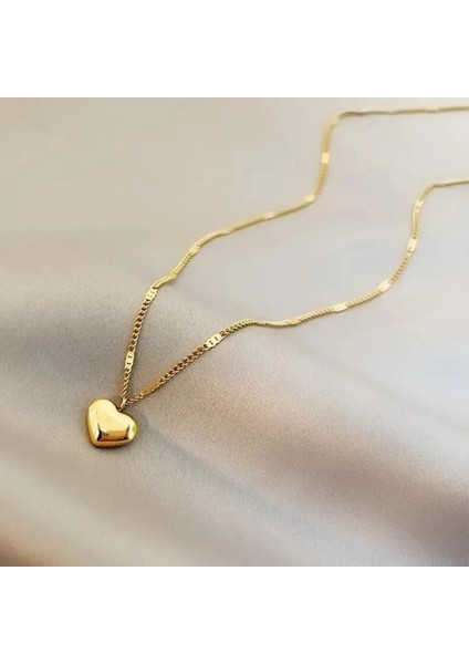 Gold Zincir Kalp Kolye fırsatları