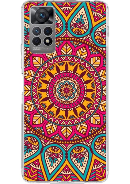 Redmi Note 12 Pro 4g Uyumlu Mandala Baskılı Silikon Kılıf