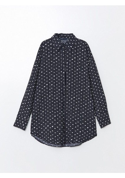 Yeni Sezon Desenli Oversize Kadın Gömlek Tunik indirimleri