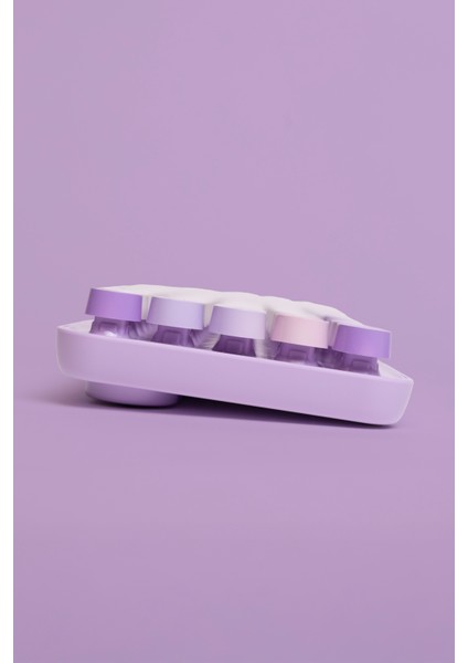 Retro Pastel Renkli Kablosuz Klavye ve Mouse Seti - Türkçe Q Klavye modelleri