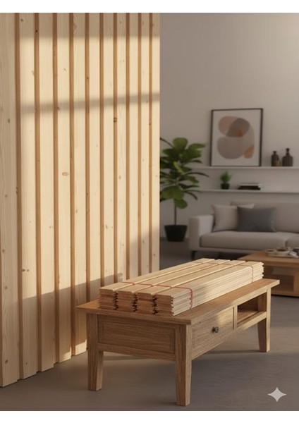 Ithal Sarı Çam Lambiri 5'lipaket (16*100*2000MM)