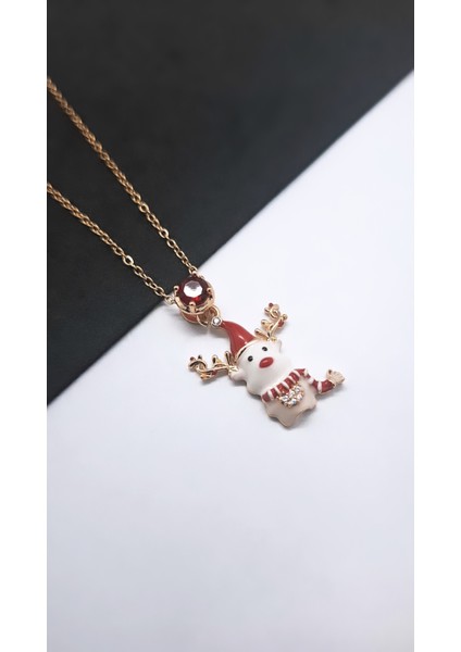 Kardan Adam Figürlü Çelik Kolye fırsatları