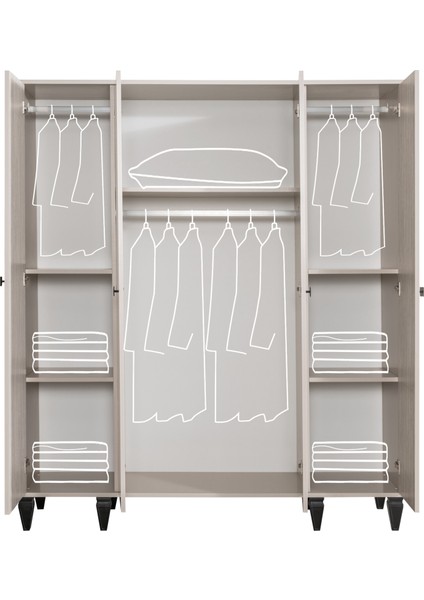 Story 4 Kapaklı Genç Odası Takımı