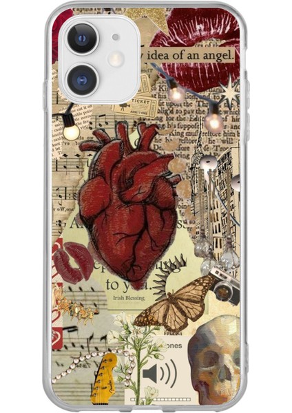 iPhone 11 Uyumlu Vampire Diaries Vintage Baskılı Silikon Kılıf