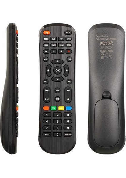 Hometech Ht 1000 - Ht 1050 / Hd Recaal - Fav Tuşlu Uydu Alıcı Kumandası