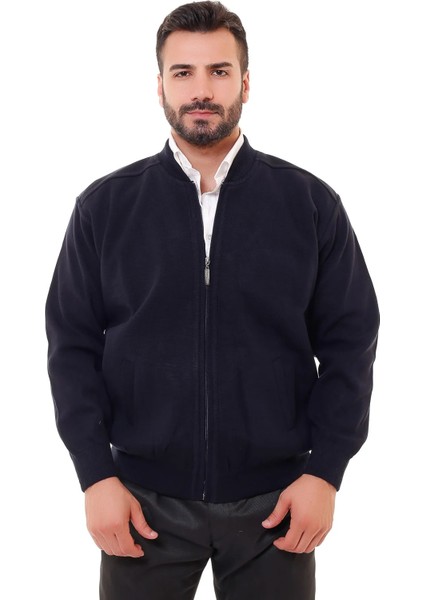 Erkek Astarlı Çelik Örgü Hırka Baba Boy Sıcak Tutar Üst Kalite Cepli Kaliteli Şık