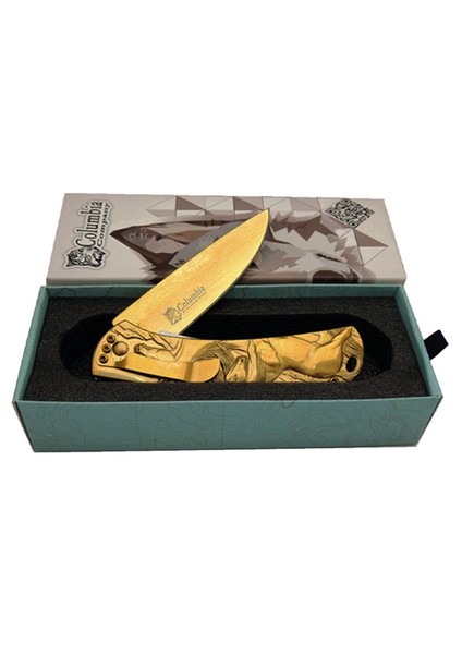 Columbia Atlı Çakı FX-2021-A 20 cm Kutulu Paslanmaz Cep Çakı fiyatları