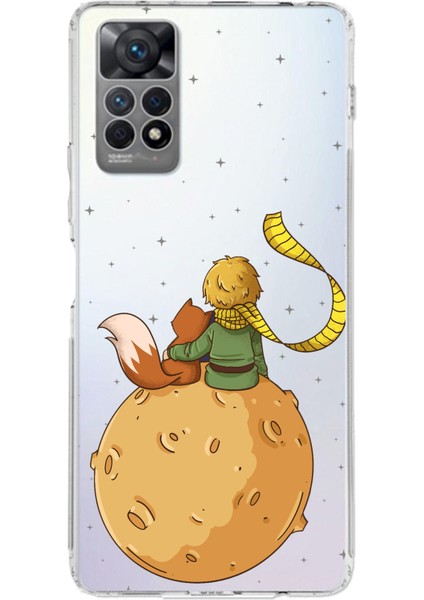 Redmi Note 12 Pro 4g Uyumlu Küçük Prens Gezegen Boa Tasarımlı Baskılı Silikon Kılıf