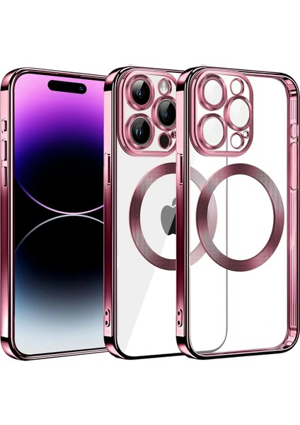 iPhone 13 Pro Max Kılıf Slot Silikon - Rose Gold modelleri