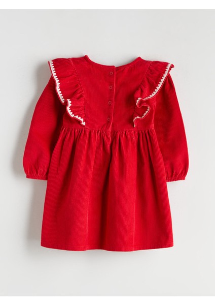 Yeni Sezon Bisiklet Yaka Kadife Kız Çocuk Elbise fiyatları